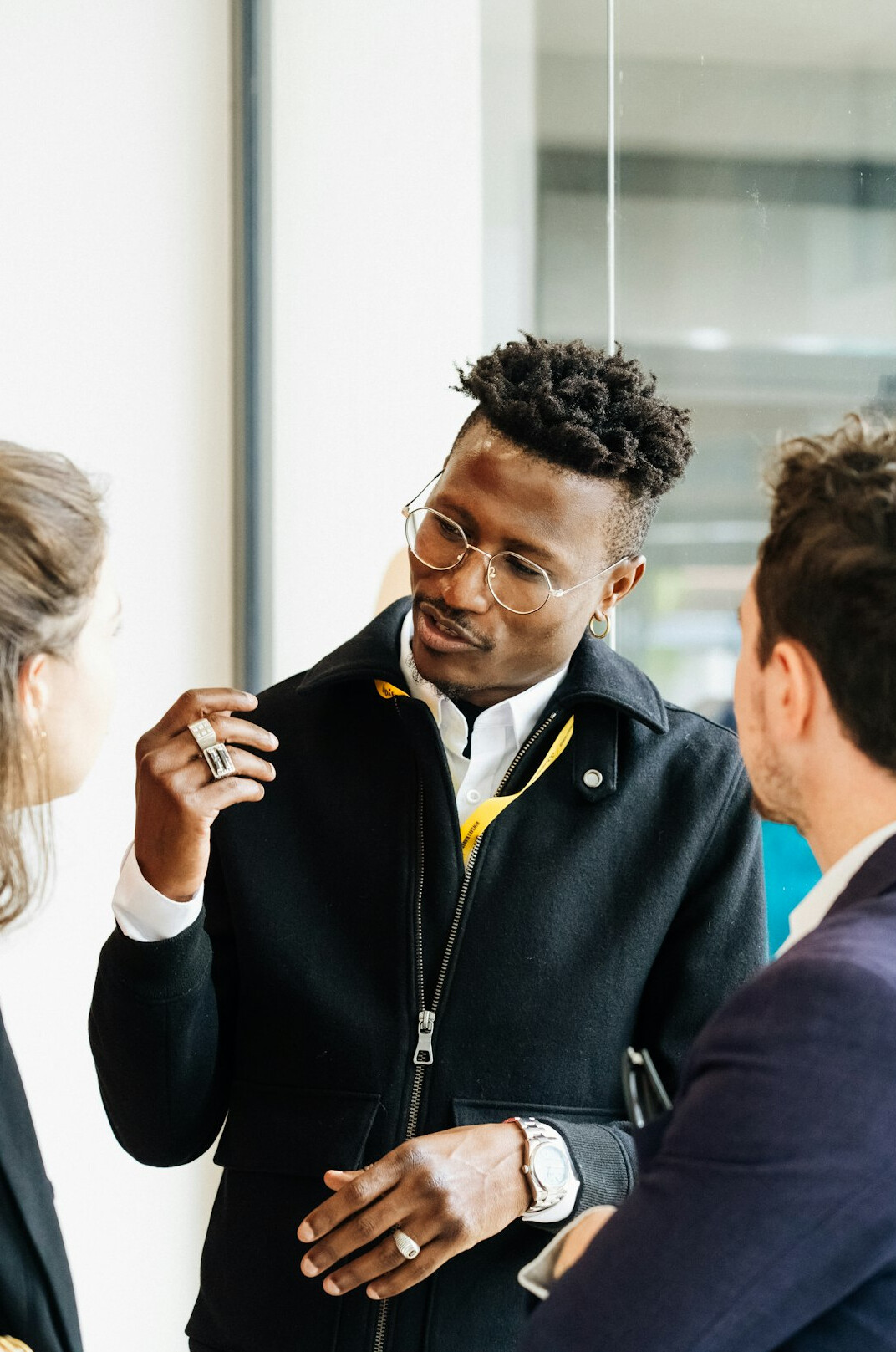 business team discussing ai