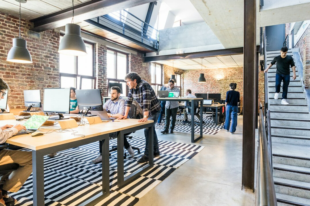 modern office workspace
