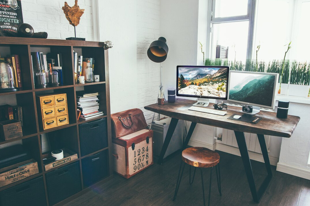 modern office workspace